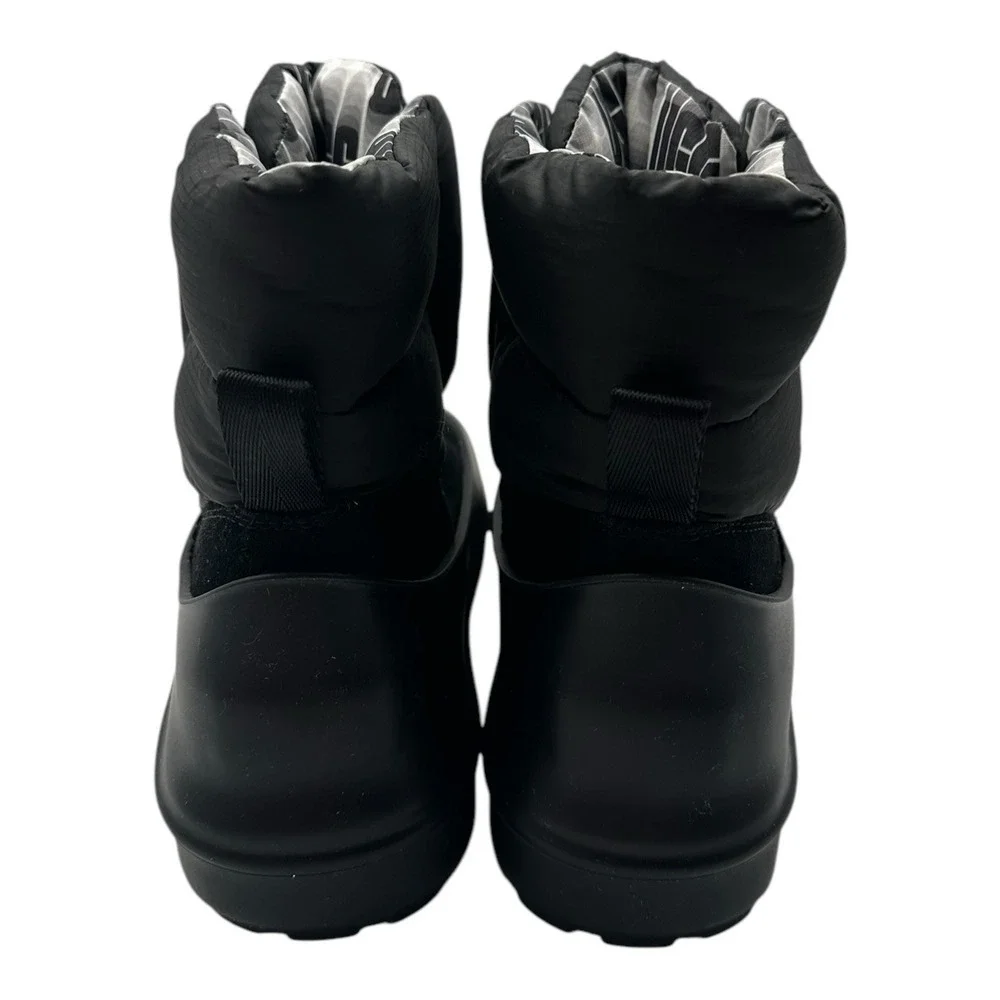 UGG Classic Maxi Toggle Boots Womens 7 Black Suede Sheepskin Winter 1130670‎